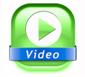 Play video clip button or watch movie online icon or in live stream, multimedia 